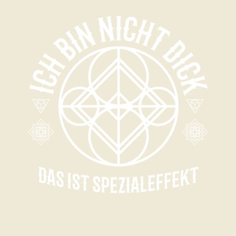 Ich bin nicht dick Das ist Spezialeffekt