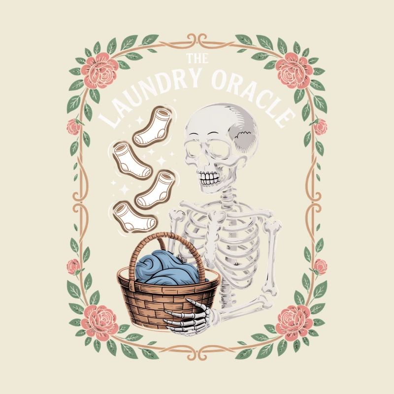 The Laundry Oracle Skeleton Laundry Humor