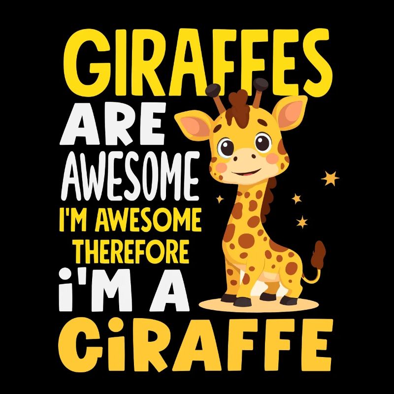 Giraffen sind toll also bin ich Giraffe