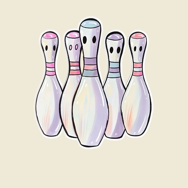 Quilles de bowling Look comique