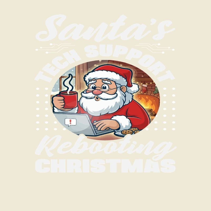 Support technique du Père Noël pour l’informatique de Noël