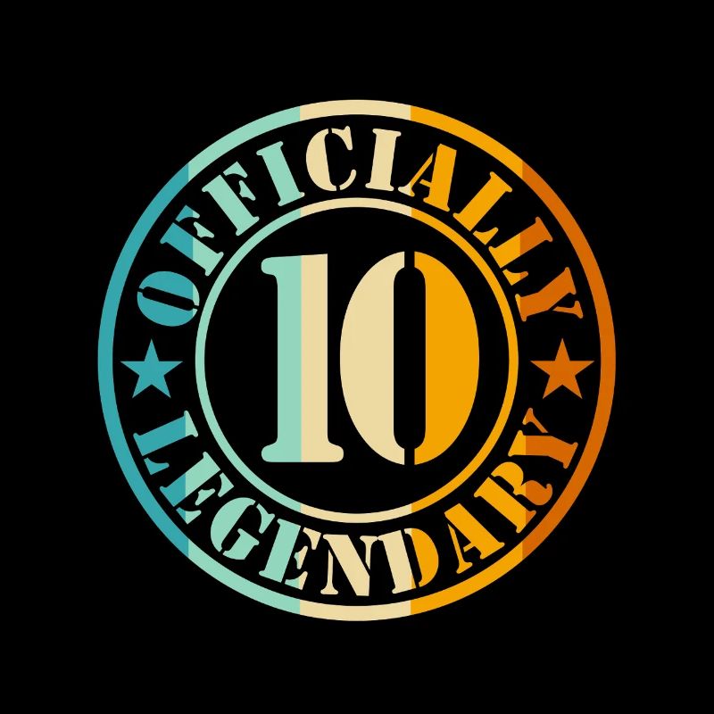 10. Geburtstag Junge Mädchen Legende Level 10