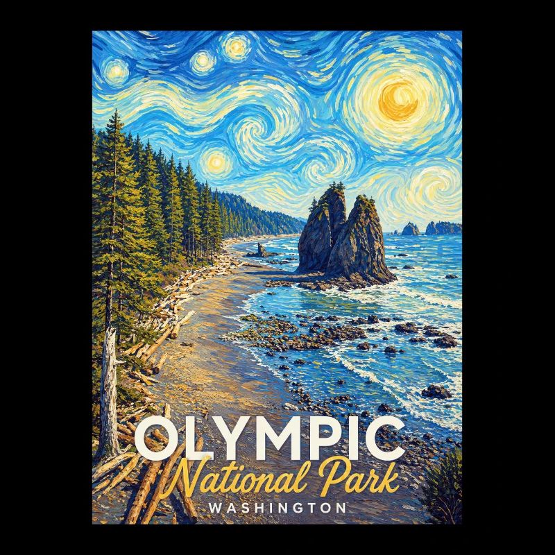  National Park Kunststurm Washington