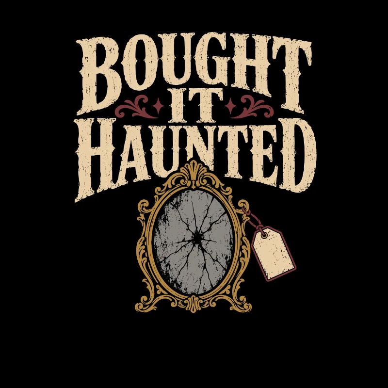 Haunted mirror, cursed mirror spirit in the mirror,