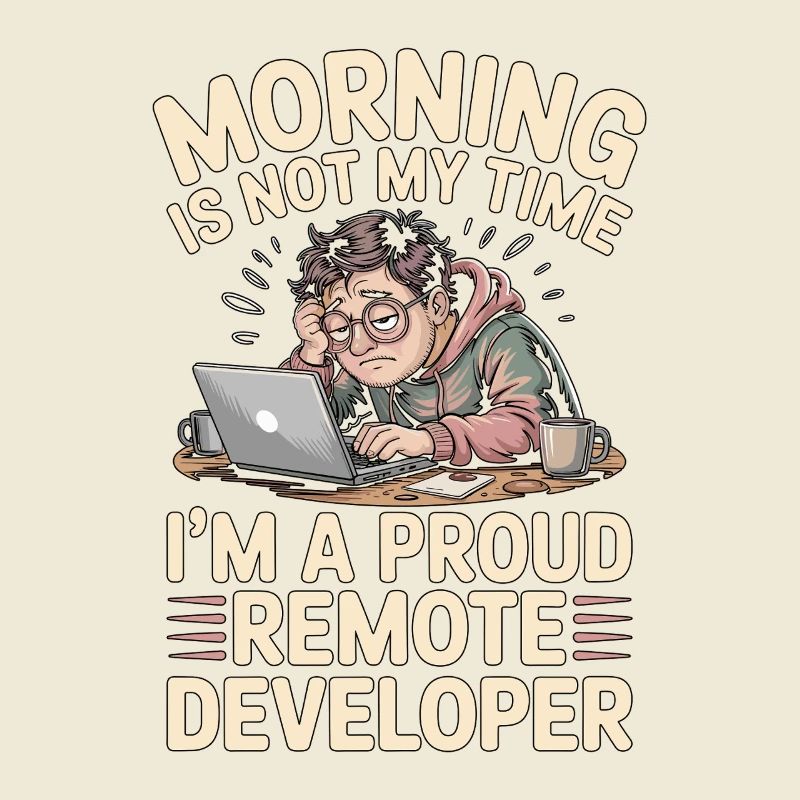 Remote Developer Morning Is Not My Web Developer