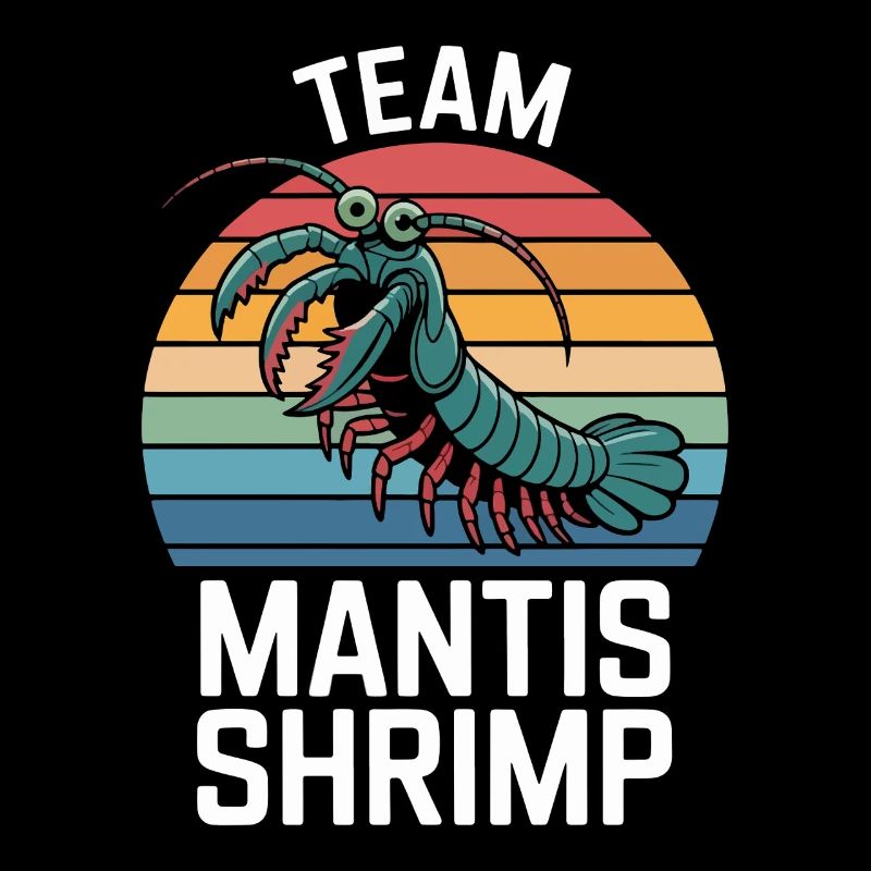 Team Mantis Shrimp Retro Rainbow