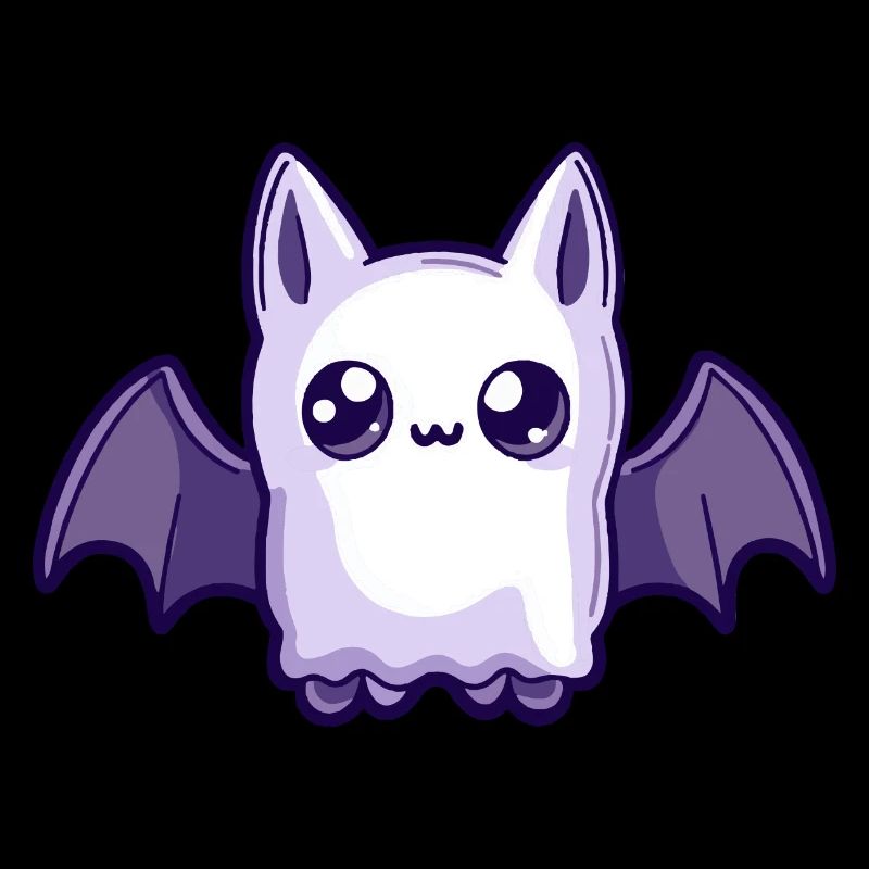 Fledermaus Halloween Comic Geist