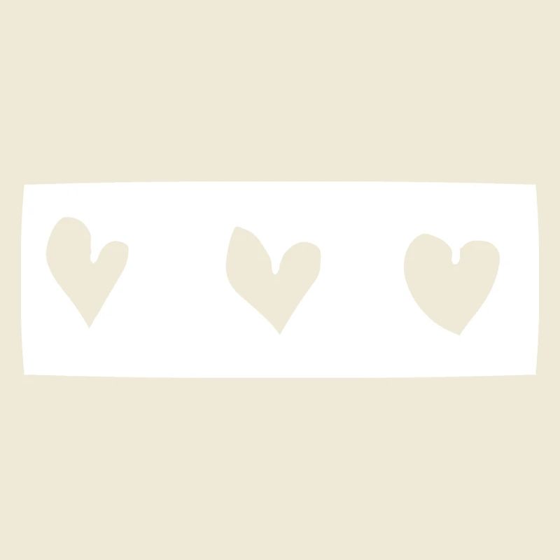 Tre Cuori Cuore Rettangolo Amore Forma