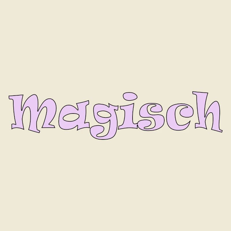 Magical pink lettering