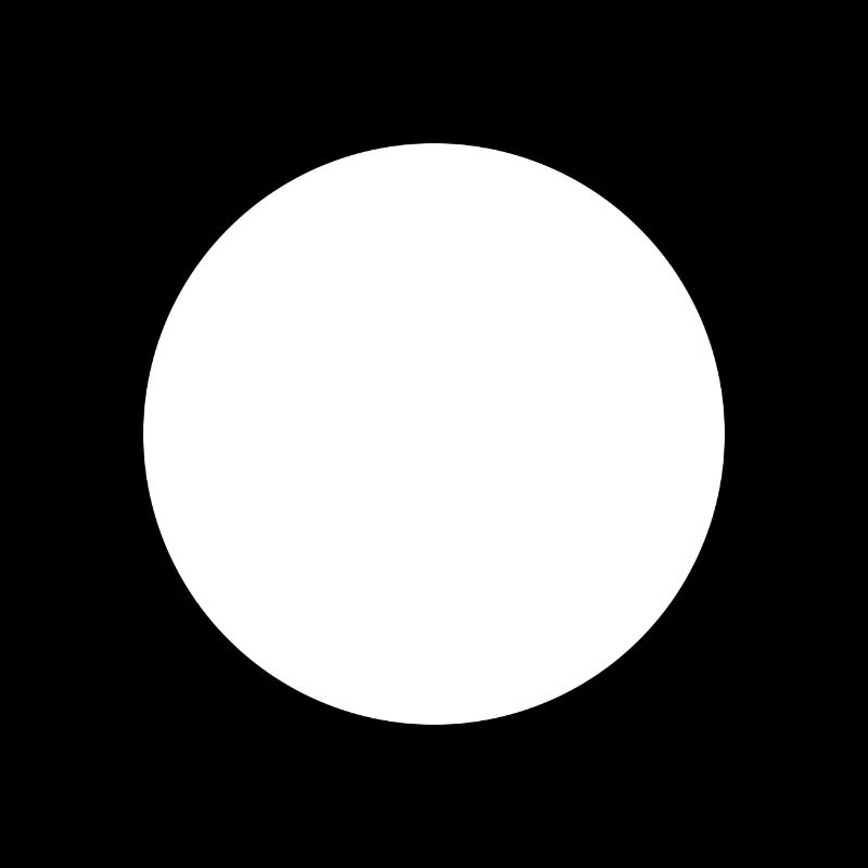 Cercle blanc