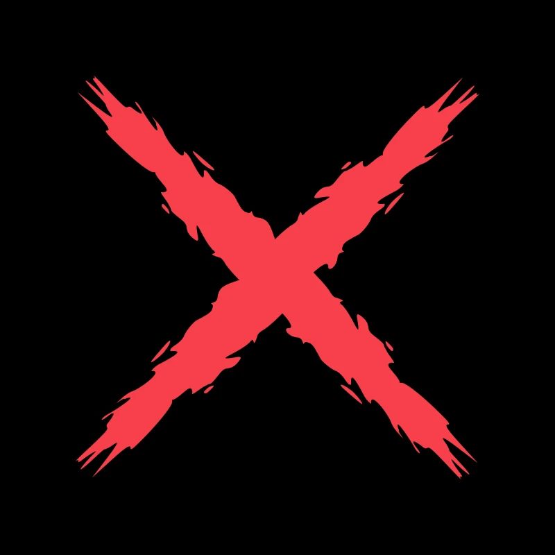 Cross design vector red