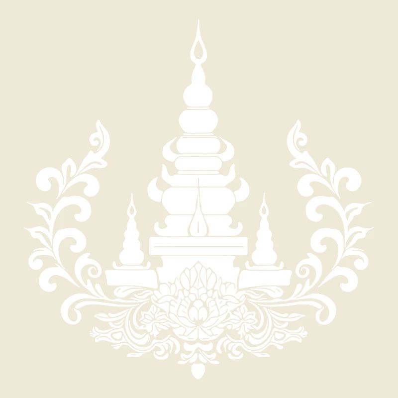 Symbole de la nature du complexe de temples de Thaïlande