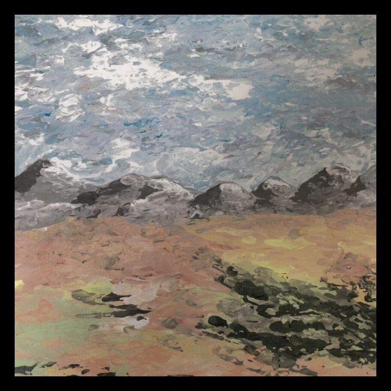 Landschaft mit Bergen