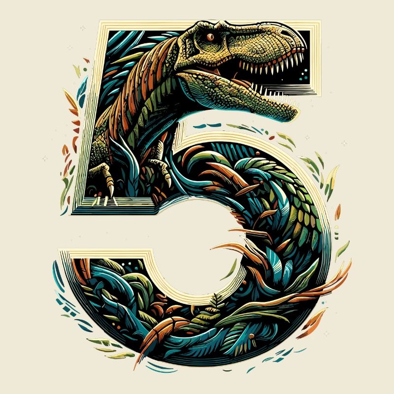 5 ans T-Rex 5e cadeau d’anniversaire