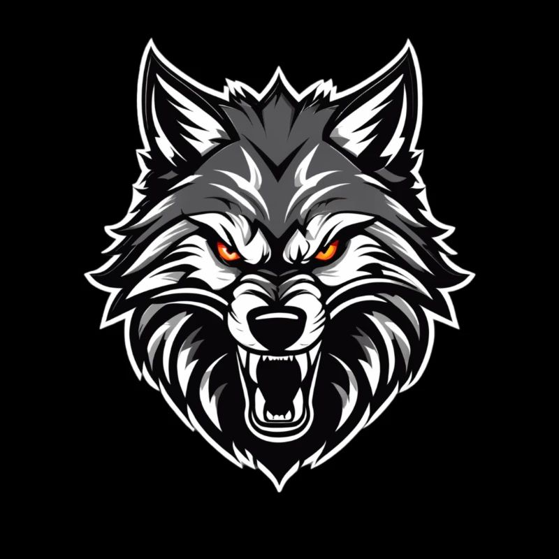 Wolf Gym Logo , Wolf Motiv , Wolf Design