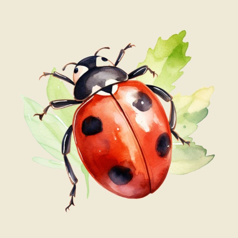 Ladybug Watercolor