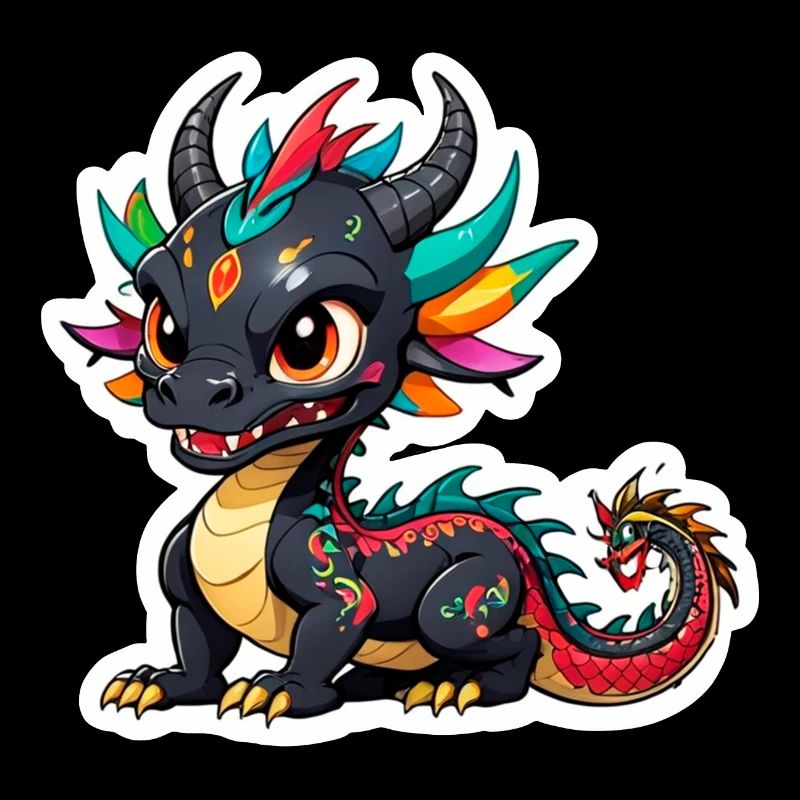 Entzückender chinesischer Drache