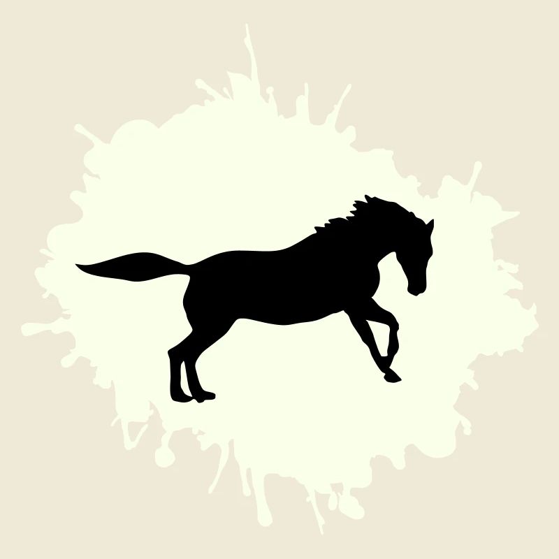 pferd klecks