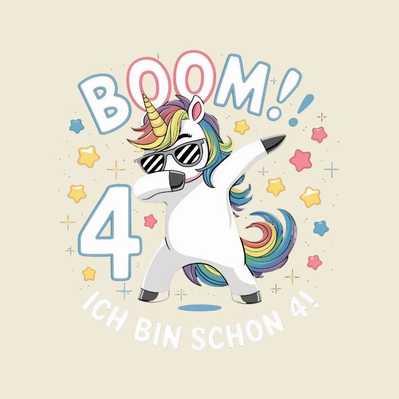 Boom! Ich bin 4 - Einhorn
