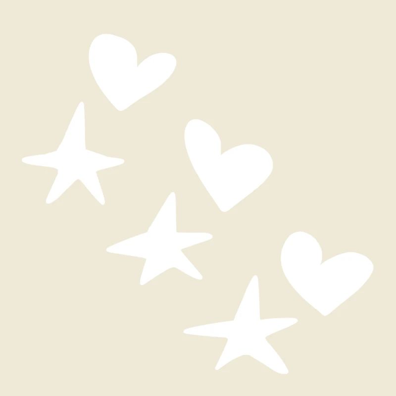 Hearts Stars Pattern Icon