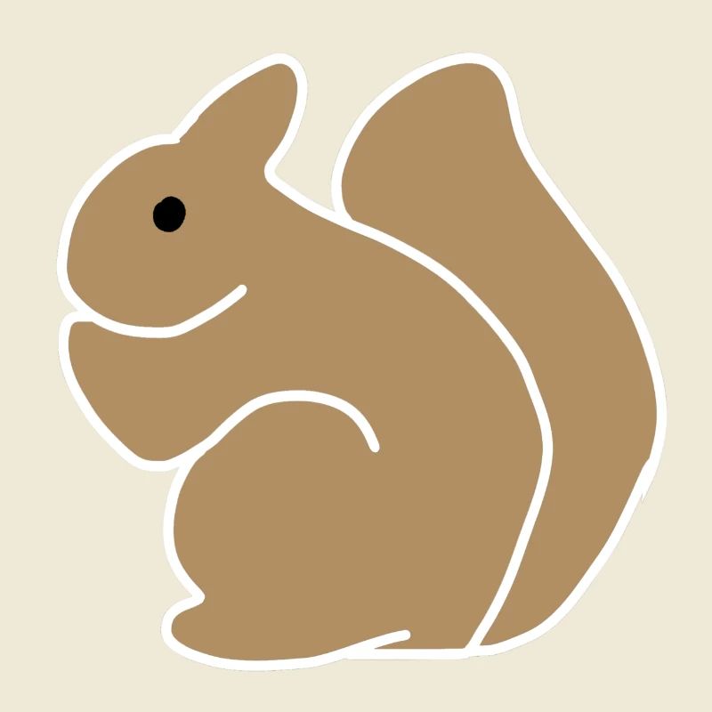 Squirrel Animals Animal Symbol Brown