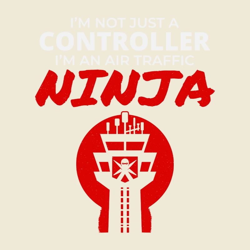 Air Traffic Controller Ninja ATC Aviation Humor