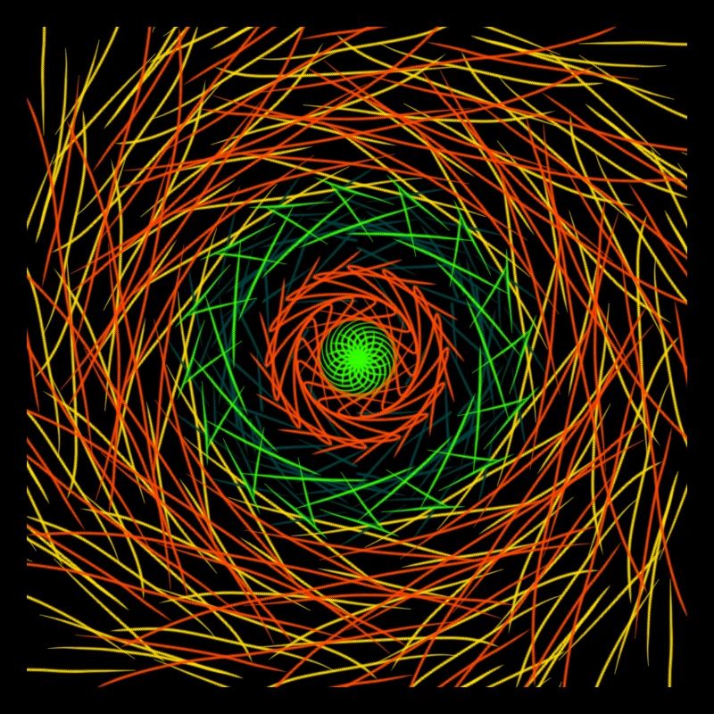 abstract concentric lines