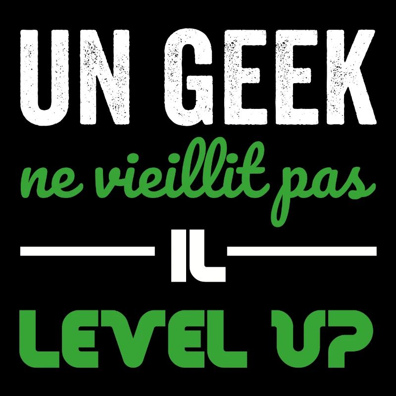 A geek doesn't get old, he level up