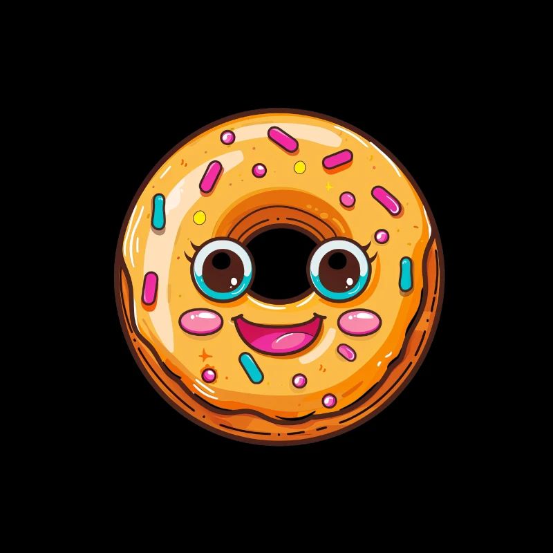 Donut mit Sonnenbrille