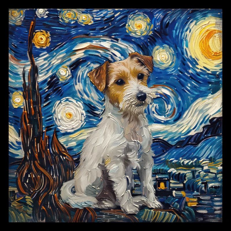 Jack Russel Terrier Van Gogh
