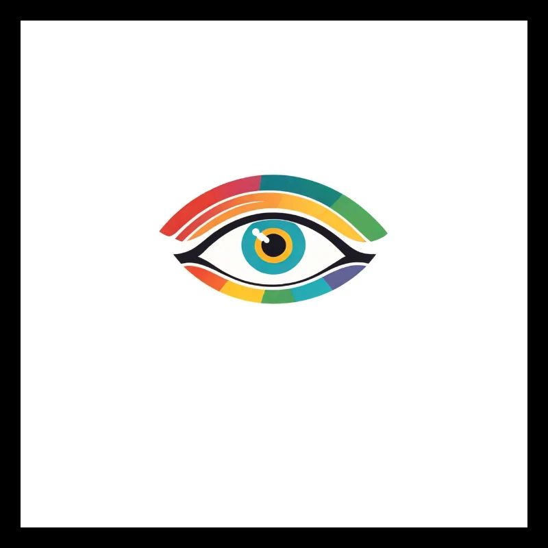 Bunte Auge