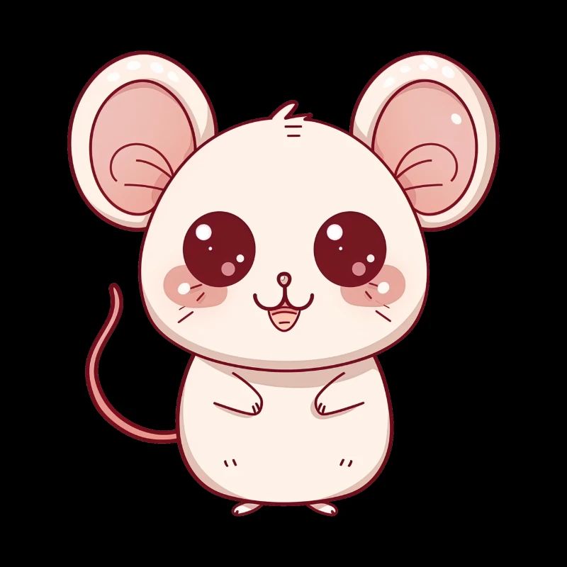 Maus Geschenk Kind, Chibi Style Maus
