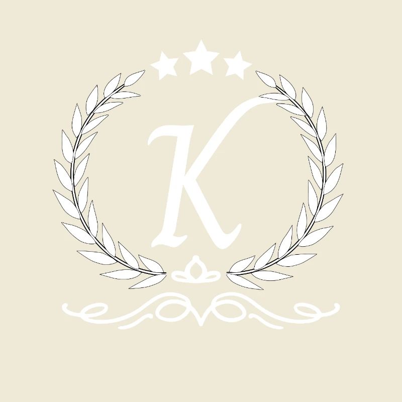 Letter k crown