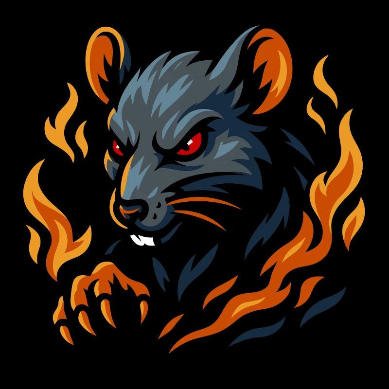 Rat – Shadow Claws | Urban Zodiac Mascot