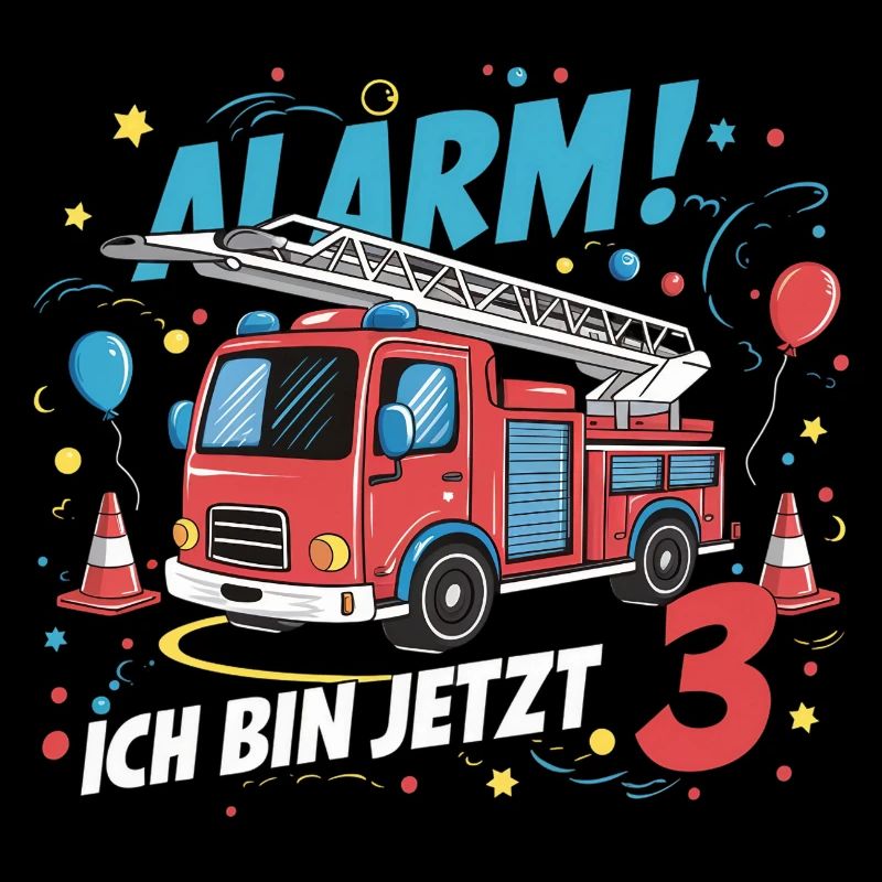 Feuerwehrauto - Alarm Ich bin jetzt 3