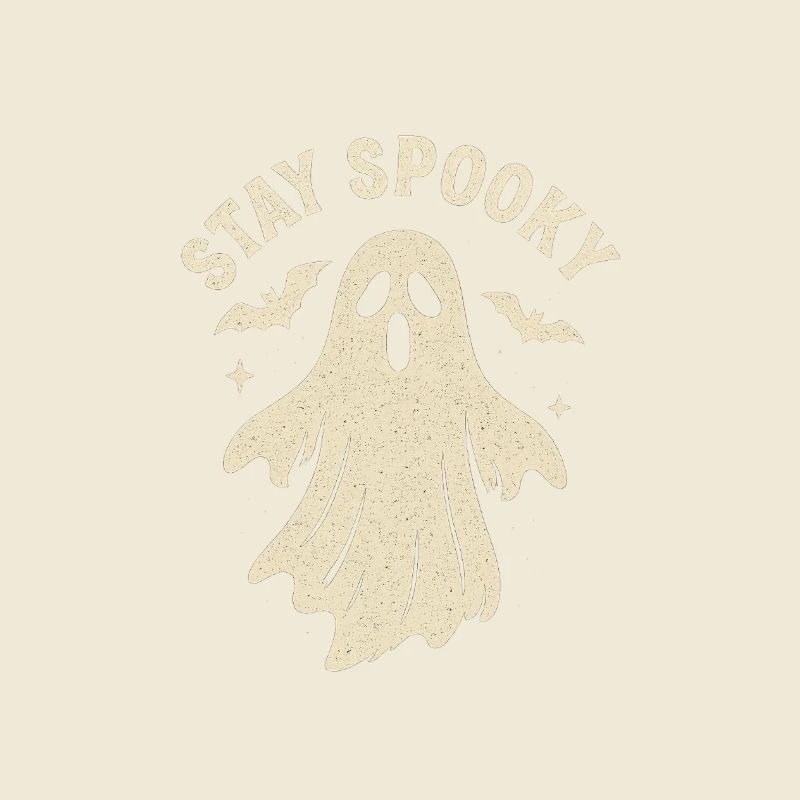 Halloween Geist mit Spruch Sty Spooky