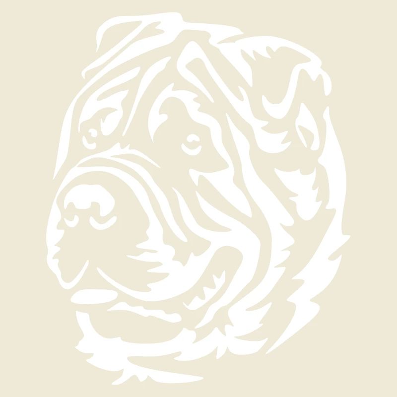 Shar-Pei Head « Black Edition »