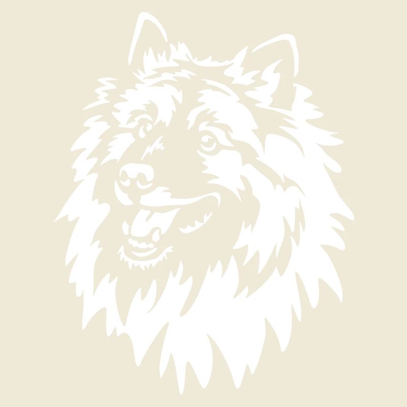 Wolfsspitz Kopf "Black Edition"