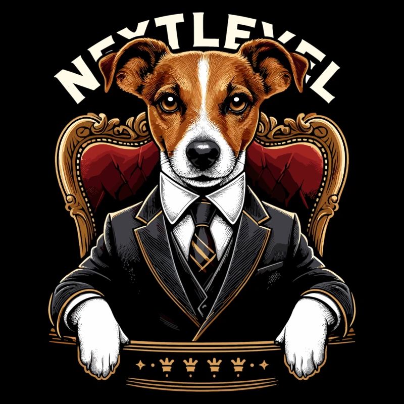 Jack Russell Terrier Suit Next Level Gift