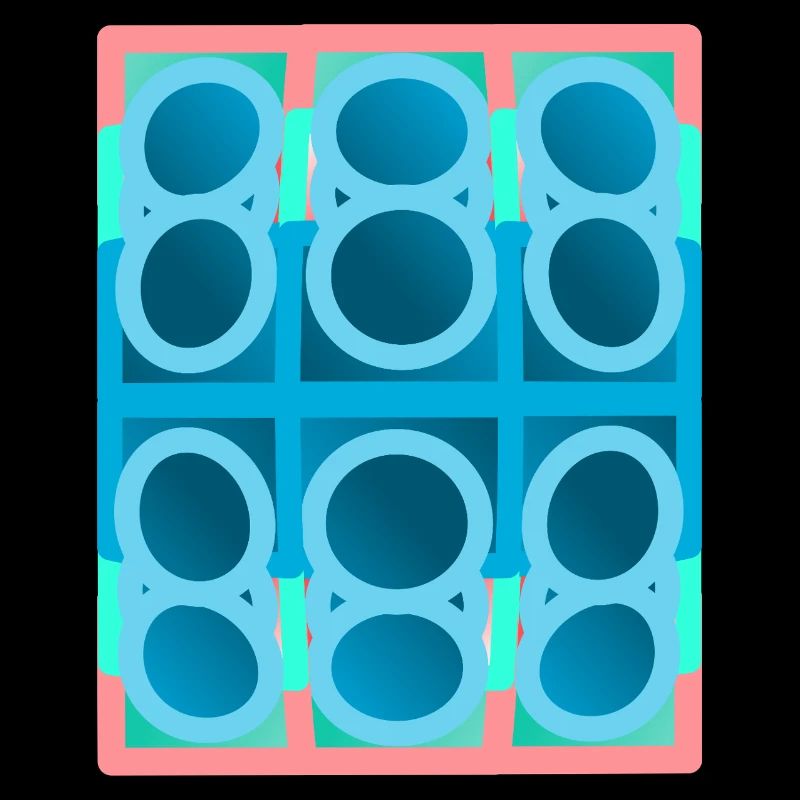 blue pattern, graphic art
