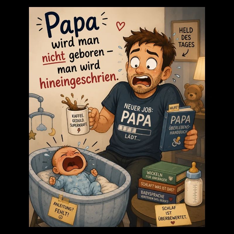 Als Papa wird man nicht geboren: Babychaos