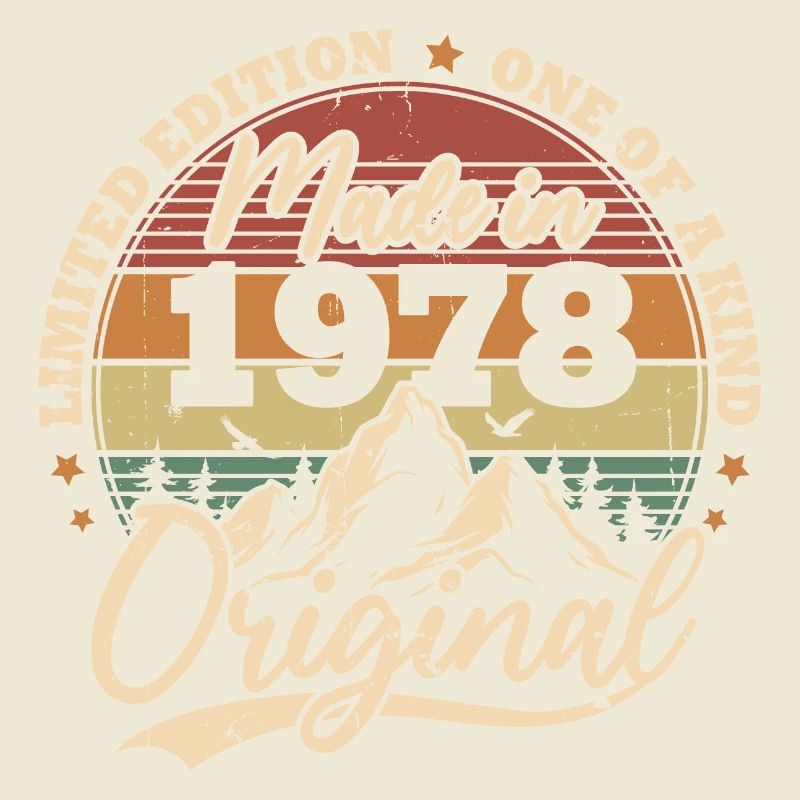 Original 1978 Vintage Retro Geburtstagsgeschenk