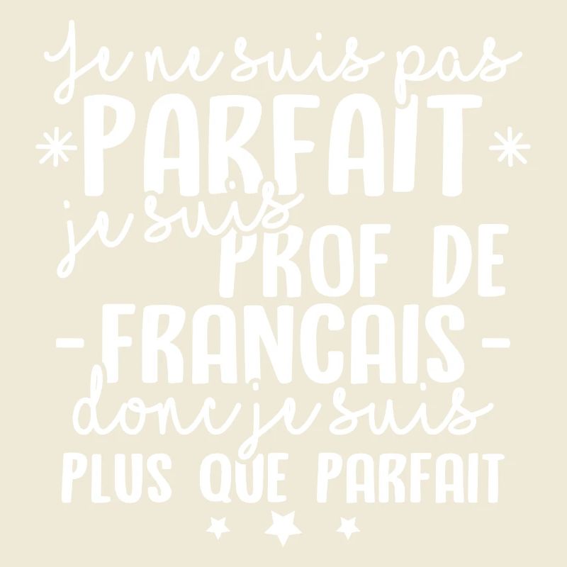 Je suis prof de francais