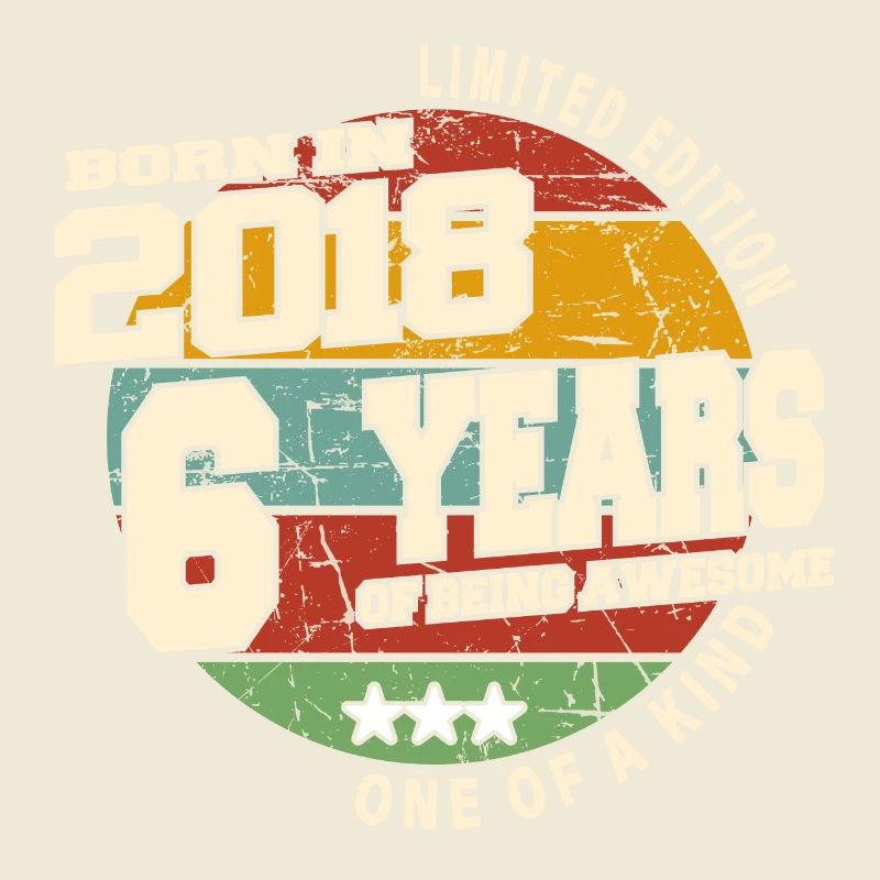 2018 Vintage Retro Classique 6 ans