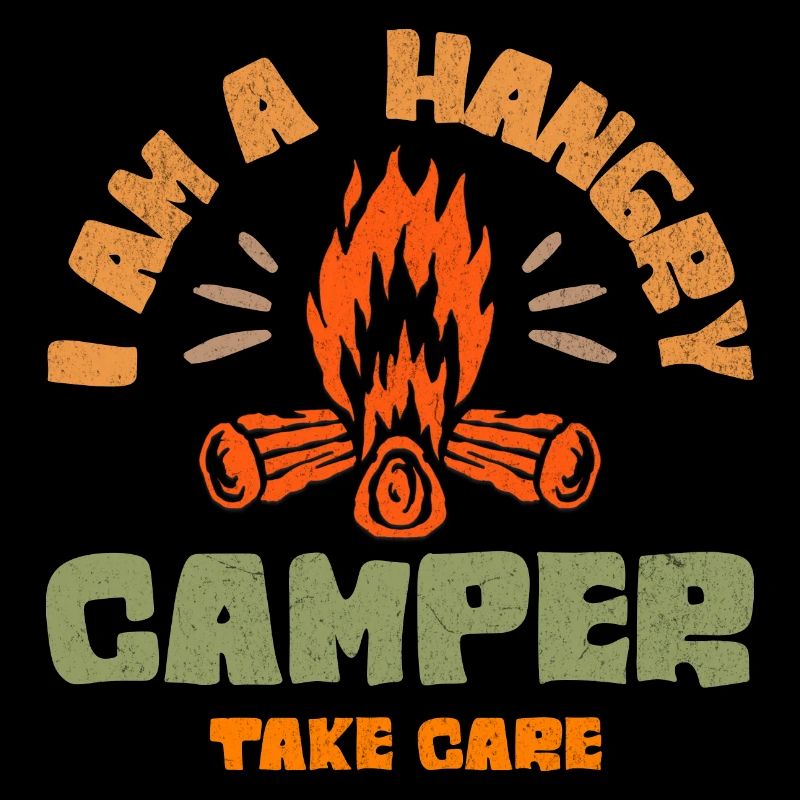 Ich bin ein hungriger Camper
