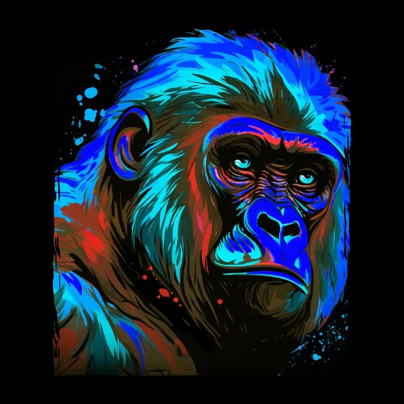 Gorilla Porträt