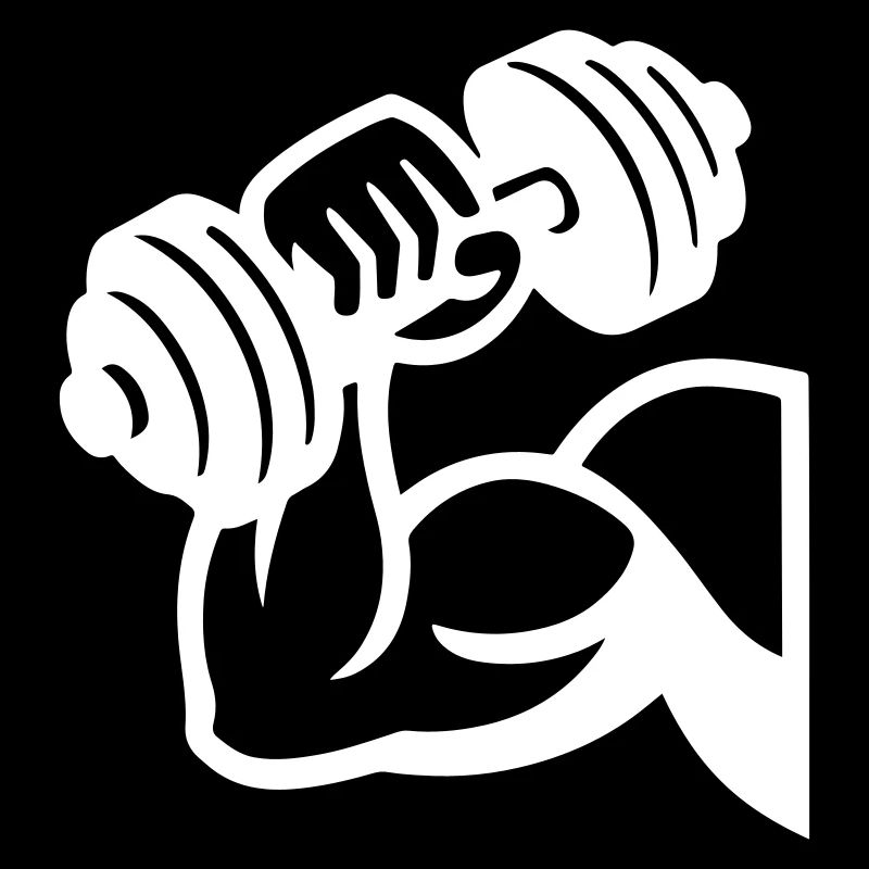 Muscles du biceps Haltère