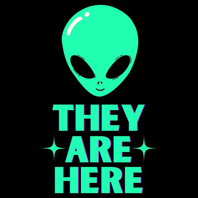 Alien Head They Are Here