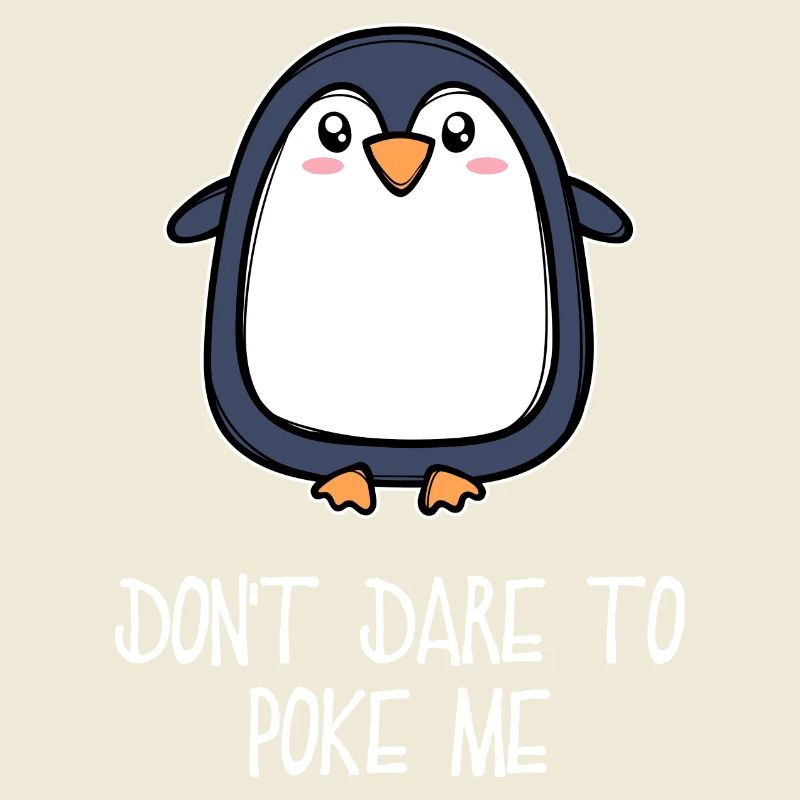 Antarktis Tier süß Pinguin Seevogel Statement