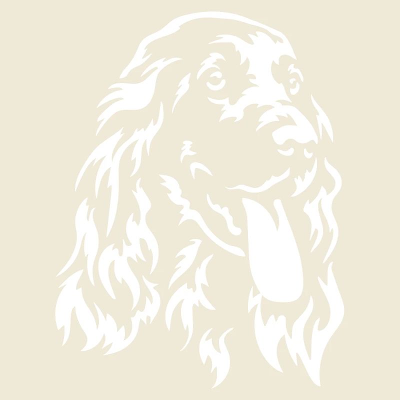 Cocker Spaniel Head "Black Edition"